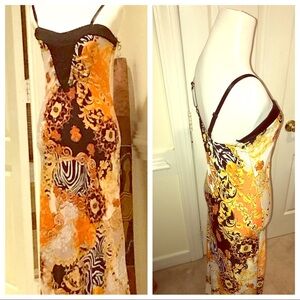 Stunning! EUC resort wear maxi dress
